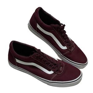 VANS 500714  Ward Sneakers Burgundy Men's Size 11.5 Low Top